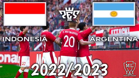 indonesia vs argentina football match result